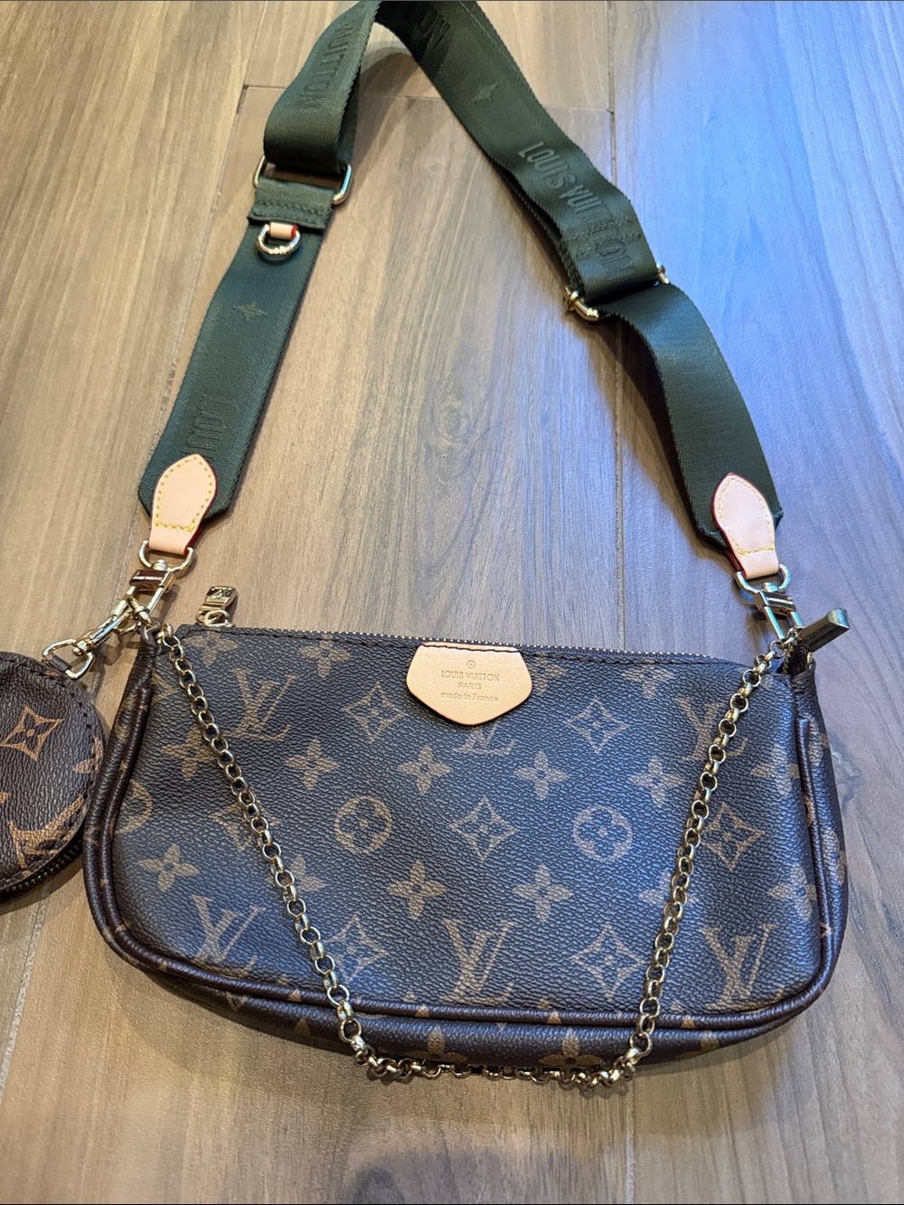Designer Brown Shoulder Crossbody Bag - Picture 4 of 6